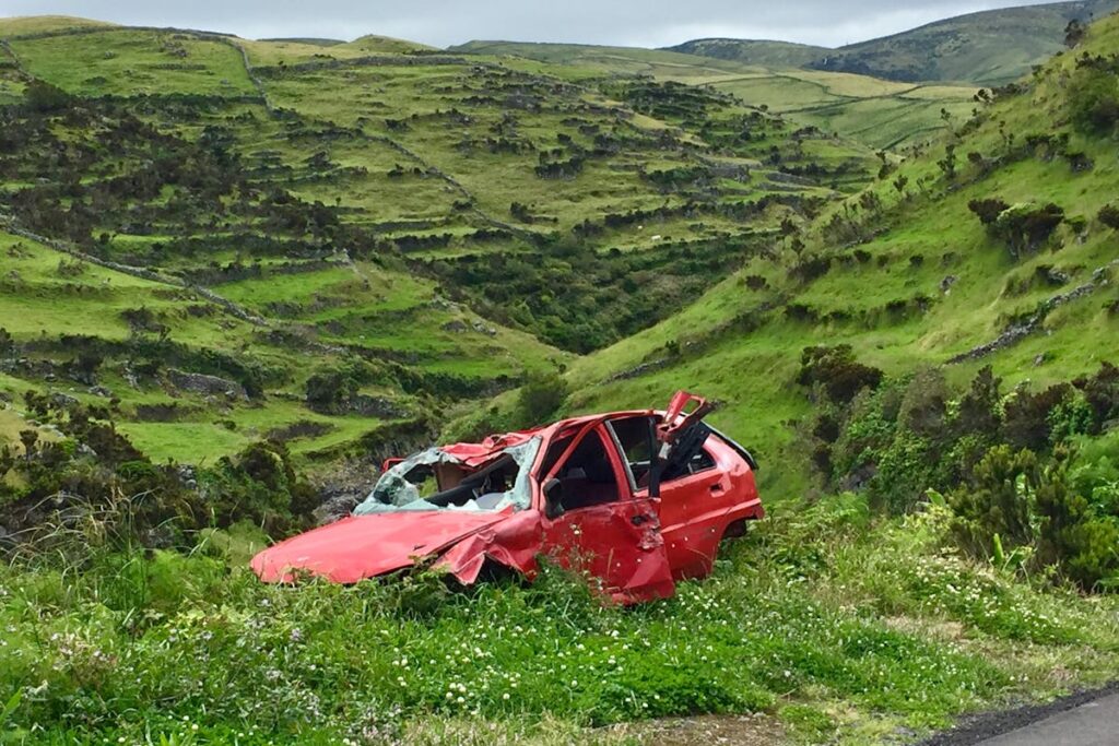 Damage car